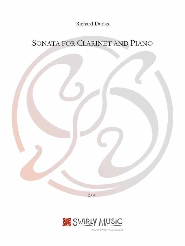 Dudas Sonata for Clarinet and piano cover